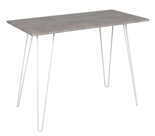 Стол компьютерный Tetchair WD-06 [concrete] металлокаркас + МДФ столешница 15 мм