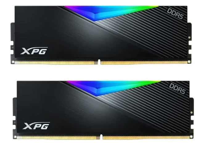 Модуль памяти DDR5 16Gb 7200MHz ADATA XPG Lancer Black RGB (Kit of 2)