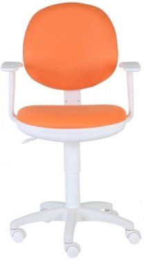 Кресло Бюрократ CH-W356AXSN (ткань, пруж.-винт. мех. качания, крест. пластик, до 100 кг) Оранжевый