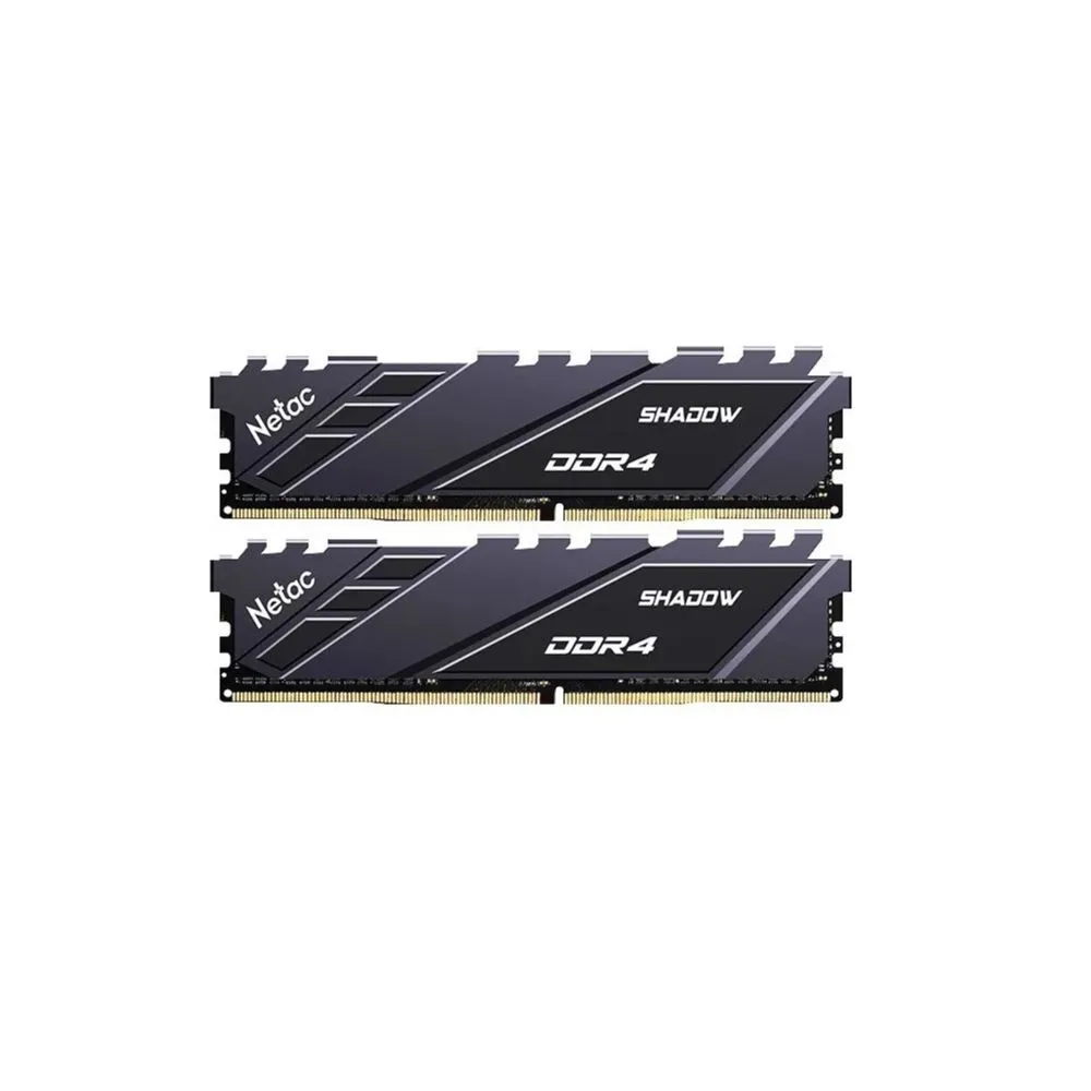 Модуль памяти DDR4 32Gb PC4-25600 3200MHz Netac RGB Grey (kit of 2)