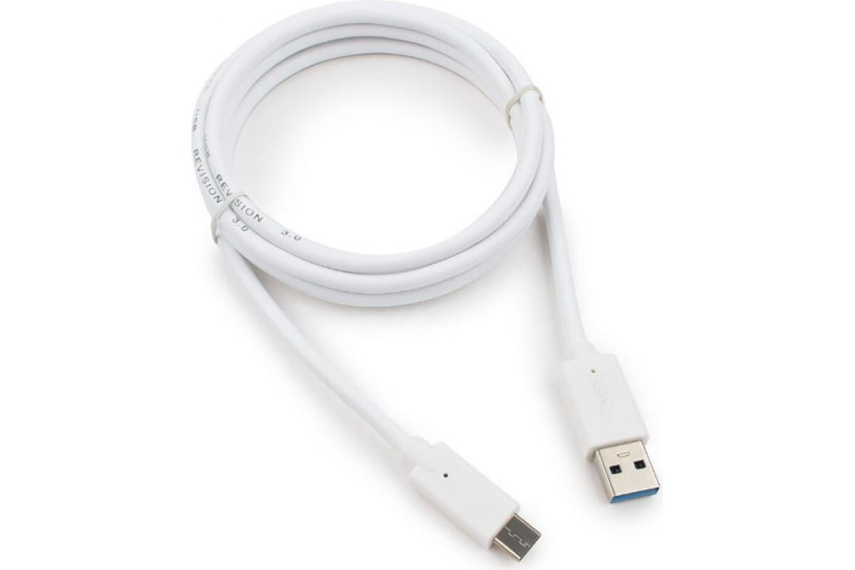 Кабель USB-A < - > USB-C, 1.8м, Гарнизон белый