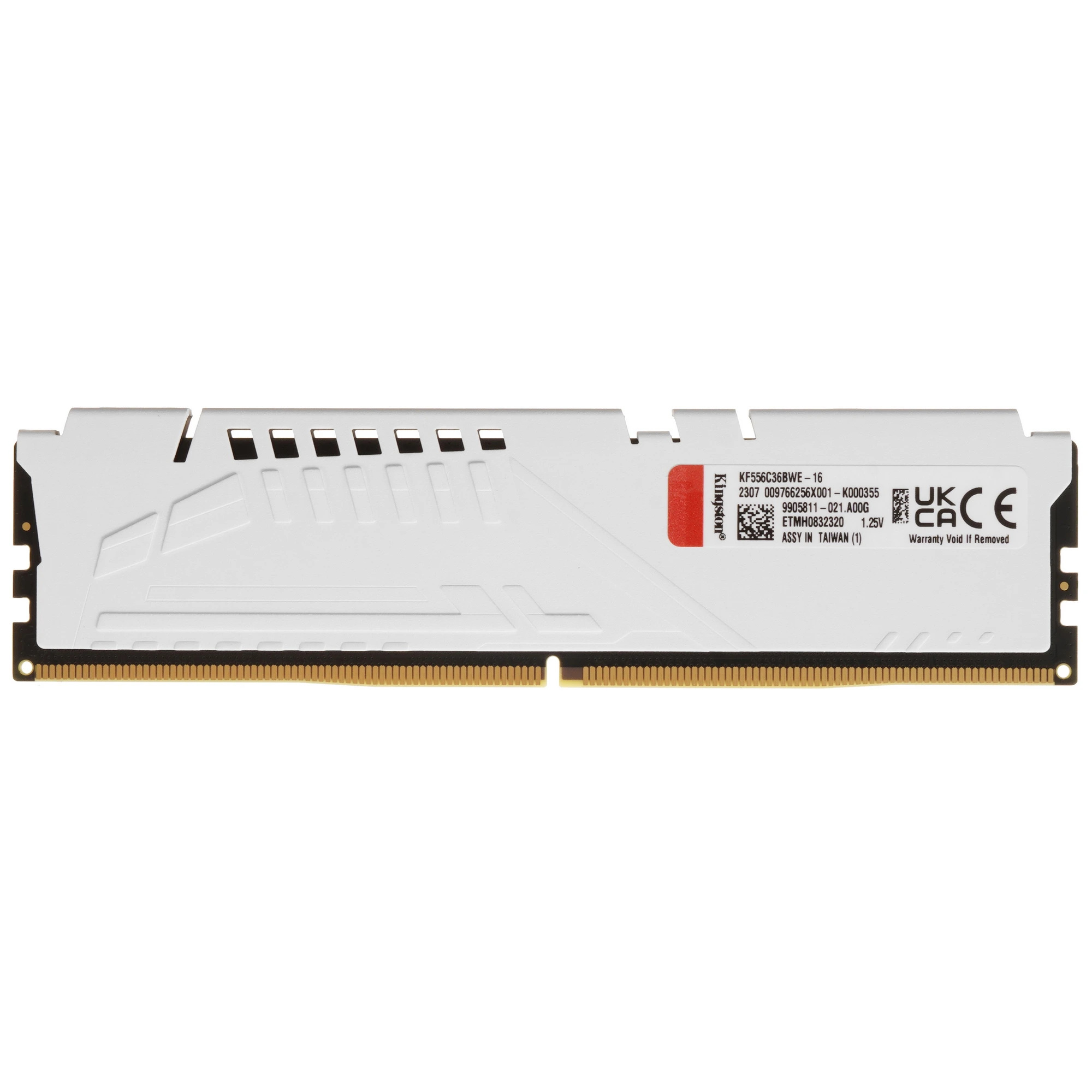 Модуль памяти DDR5 16Gb 6000MHz Kingston FURY Beast White
