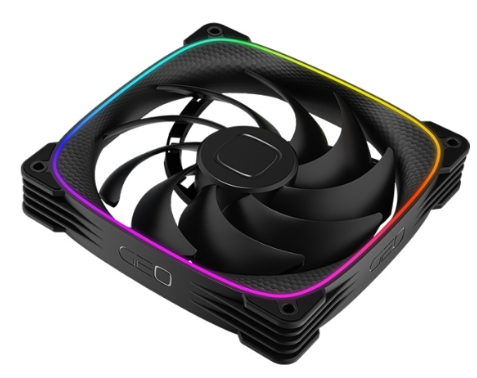 Комплект вентиляторов Geometric Future Squama 2503B-14 Triple Pack ARGB Black