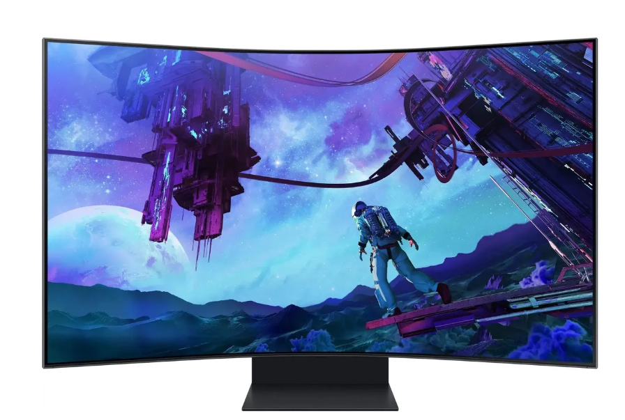 Монитор 55" Samsung Odyssey Ark (VA 3840x2160 1ms 165Hz HDMI DP SP) черный