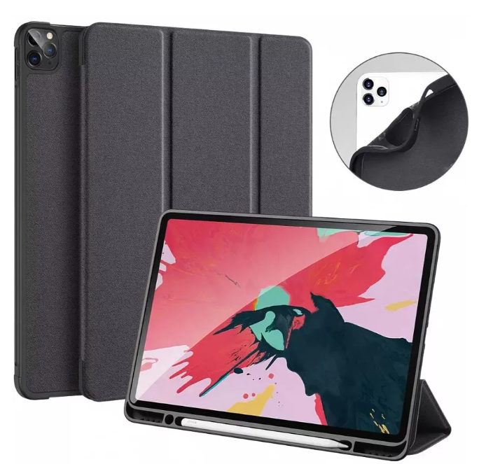 Чехол для планшета Apple iPad Pro 13" M4/M5 - Dux Ducis Domo Series (Pen Slot) Black