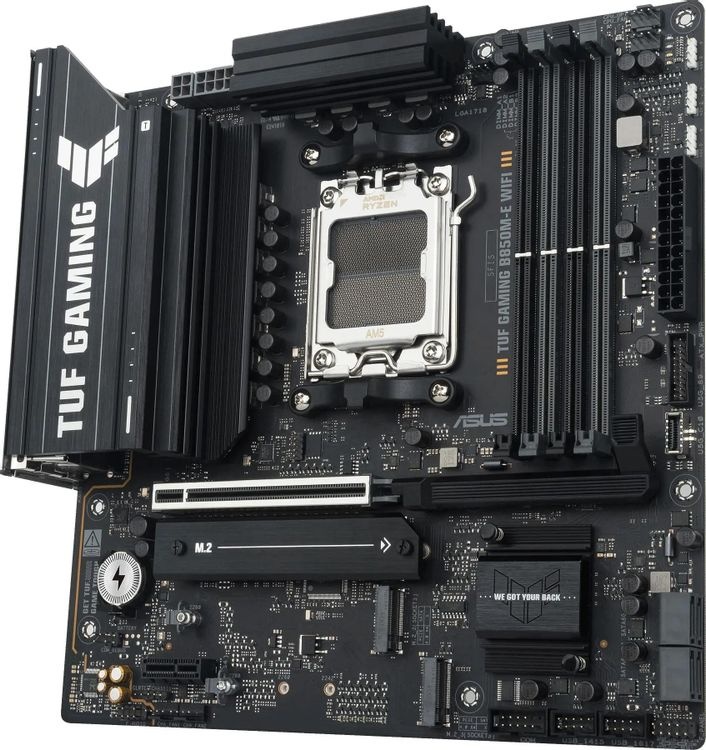 Материнская плата Socket AM5 ASUS TUF GAMING B850M-E WIFI (B850) 4*DDR5 HDMI DP mATX
