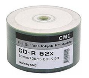 Диск CD-R 700 Mb CMC 52x Bulk Full Print (50шт.)