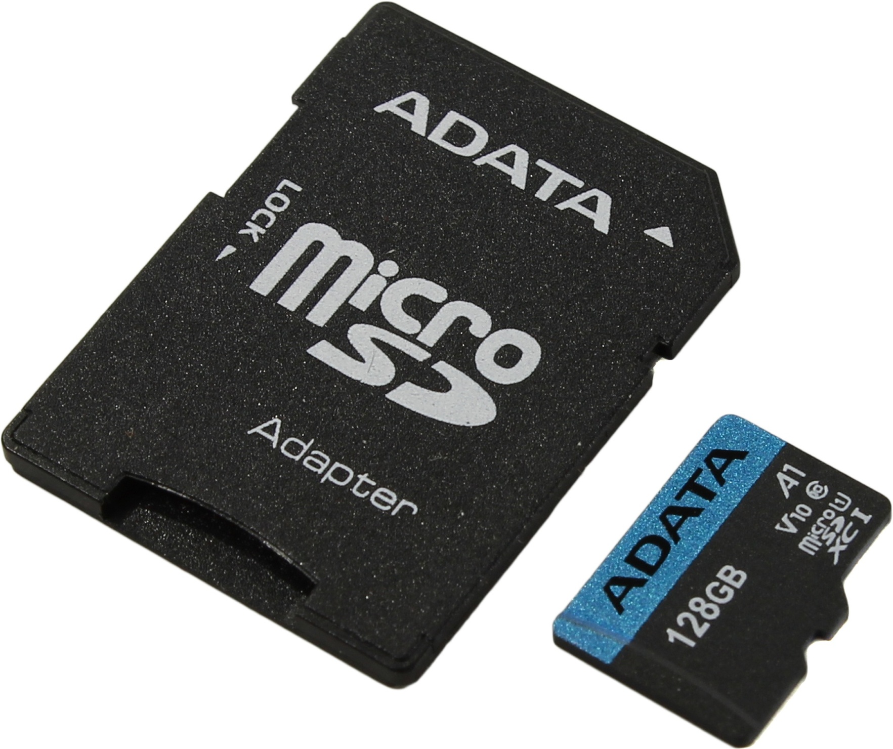 Карта памяти microSD 128Gb ADATA Premier microSDXC Class 10 UHS-I + адаптер SD