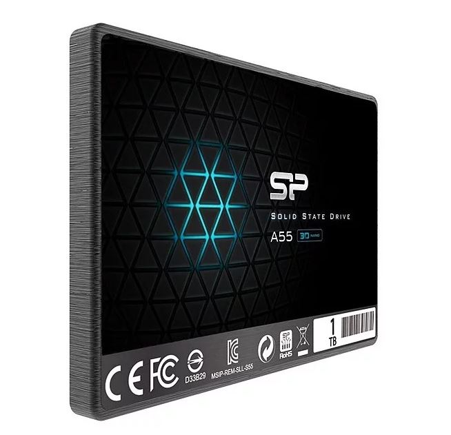 Накопитель SSD SATA 1Tb Silicon Power Ace A55 (TLC, 560/530 Мбайт/сек)