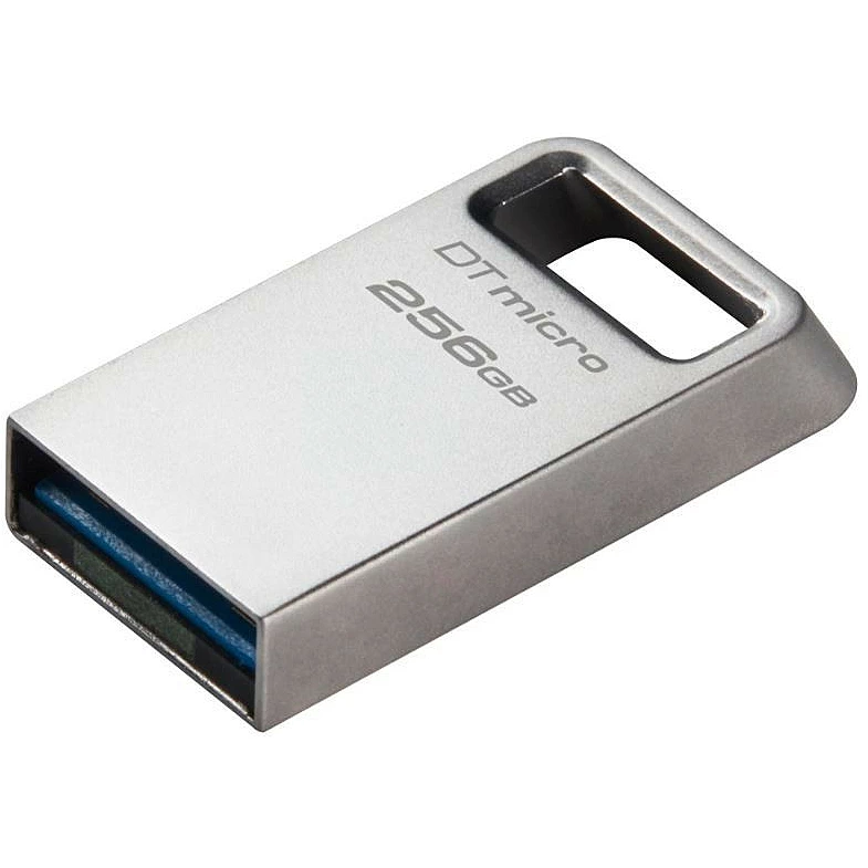 Флешка 256Gb Kingston DataTraveler Micro USB3.0, серебристый