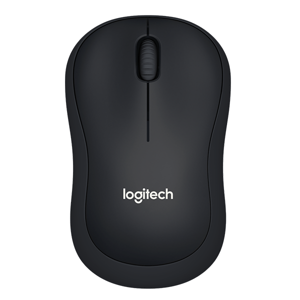 Мышь беспроводная Logitech B220 Wireless Silent Black