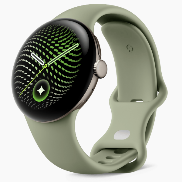 Смарт-часы Google Pixel Watch 5 41mm Wi-Fi Satin Pyrite/Olive Active Band