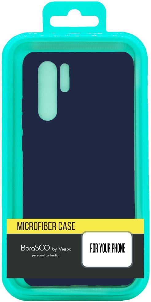 Чехол для смартфона Samsung Galaxy A01/M01 - BoraSCO Soft Touch синий
