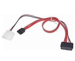 Кабель-удлинитель miniSATA -> SATA + molex