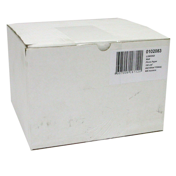 Бумага Lomond [10x15см] матовая, 180гр/м2, 600л