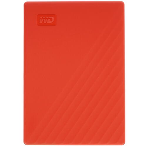 Внешний жесткий диск 4Tb WD My Passport 2.5" USB3.0 Red