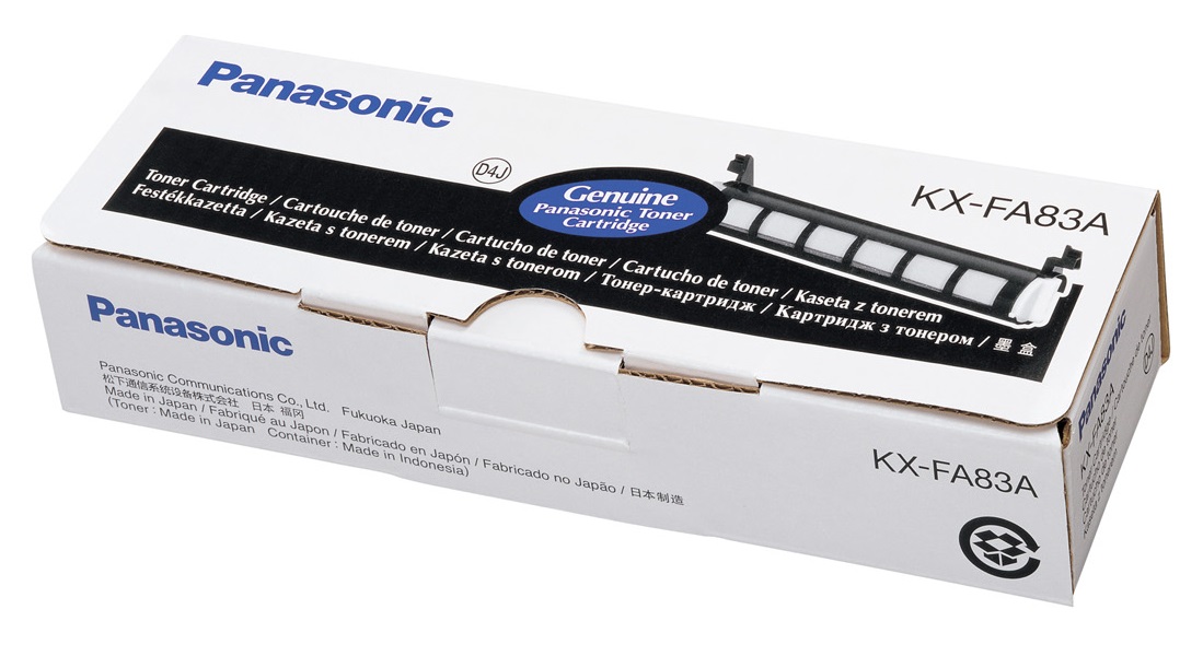 Картридж лазерный Panasonic KX-FA83A для KX-FL511/512/513/541/543/FLM653, черный