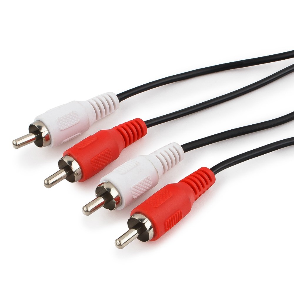 Кабель аудио-видео 2RCA (m) < - > 2RCA (m)  7.5м, Cablexpert