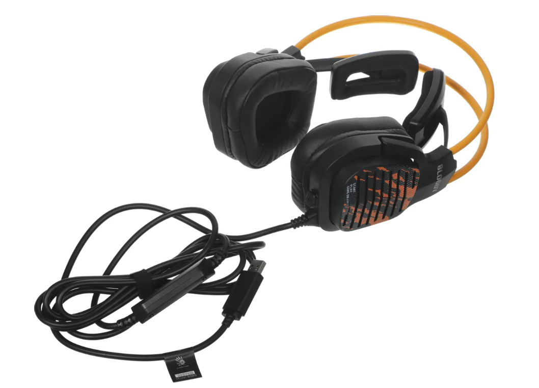 Наушники проводные A4Tech Bloody G565 ENERGY (микрофон, 20 - 20 000 Гц, 7.1 Surround (виртуальный) U