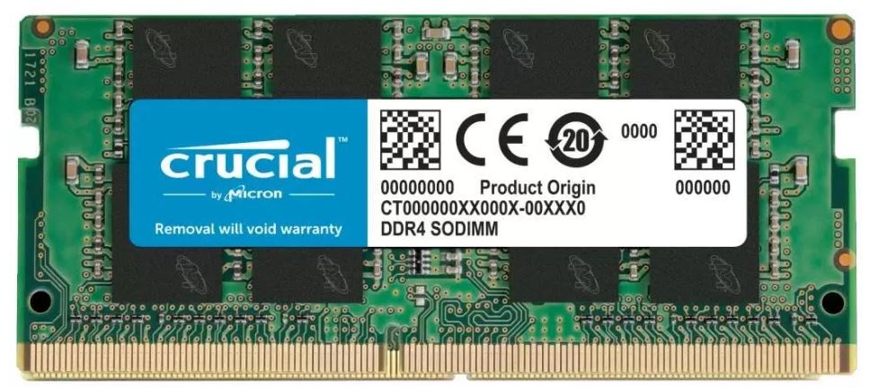 Модуль памяти SODIMM DDR4 8Gb PC4-25600 3200MHz Crucial