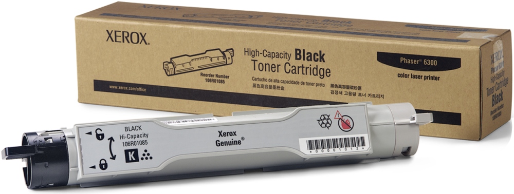 Картридж лазерный XEROX 106R01085 для Phaser 6300/6350, 7000 стр. черный