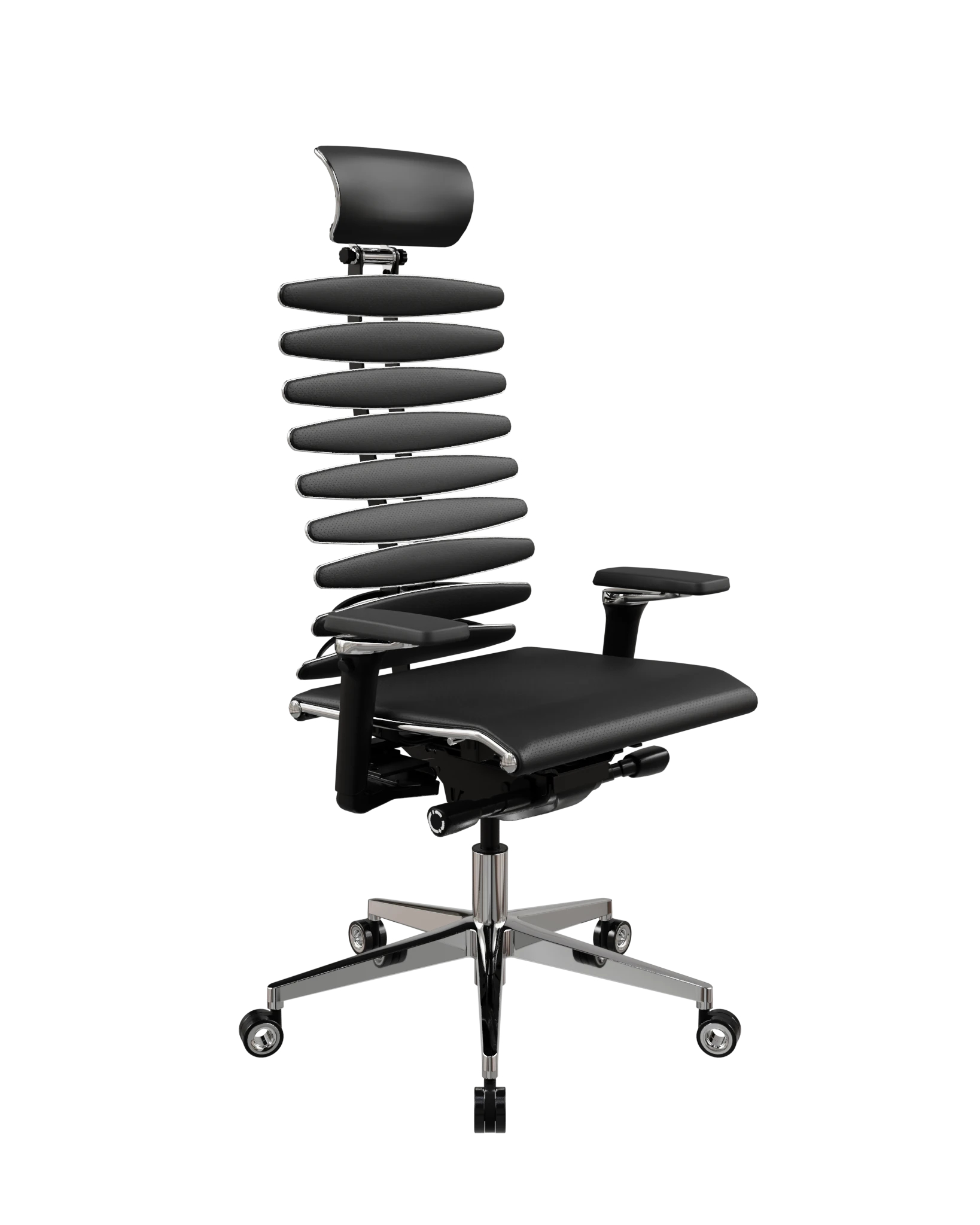 Кресло МЕТТА Equalizer L2-47D (55.F.28.13A) - ЭкоКожа(Инфинити) Черный