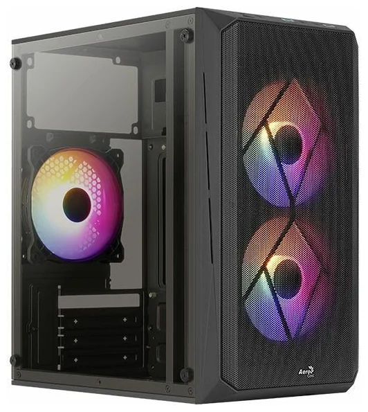 Корпус Aerocool Cs-107-A-BK-v2 FRGB USB3.0 mATX Black