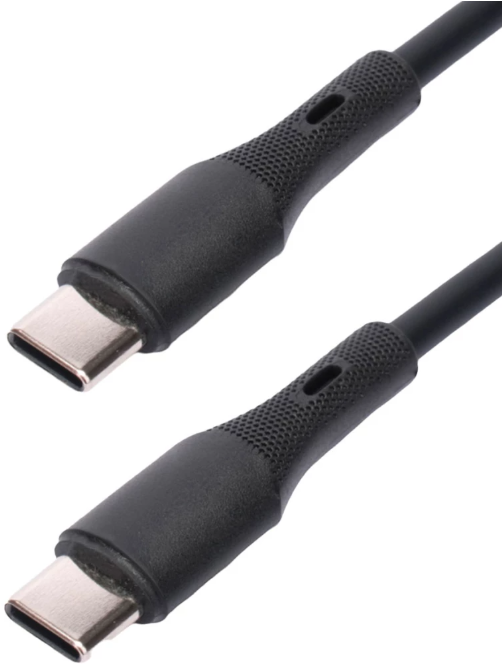 Кабель USB-C < - > USB-C, 1.0м, Cablexpert 65W PD/QC3.0 Black