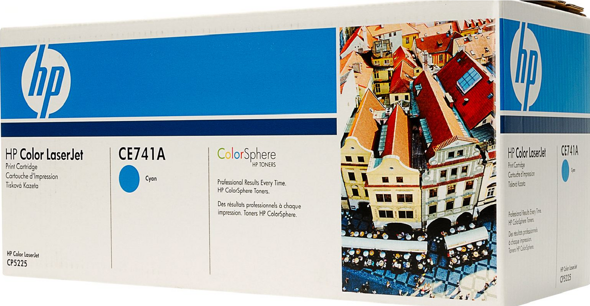 Картридж лазерный HP 307A (CE741A) для HP CP5225, 7300 стр. синий