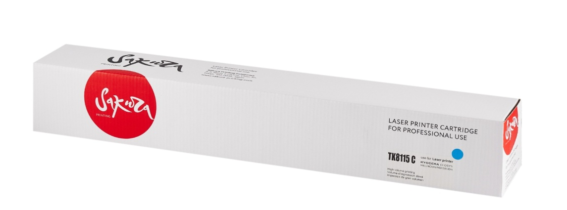 Картридж лазерный Sakura SATK8115C (TK8115C) для Kyocera Mita M8124cidn/M8130cidn, голубой, 6000 к.