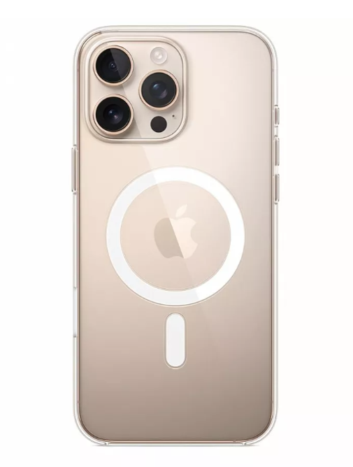 Чехол для смартфона Apple iPhone 16 Pro 6.3" - Clear Case (Button, Magsafe) Transparent