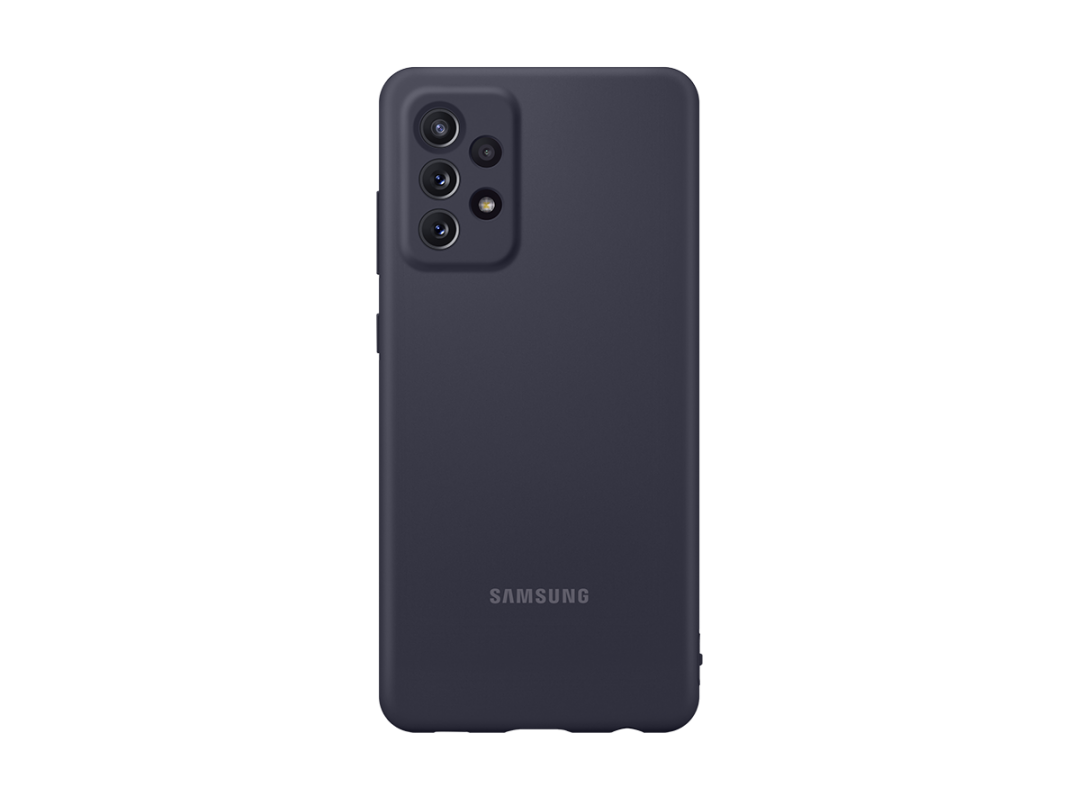 Чехол для смартфона Samsung Galaxy A72 - Silicone Cover черный