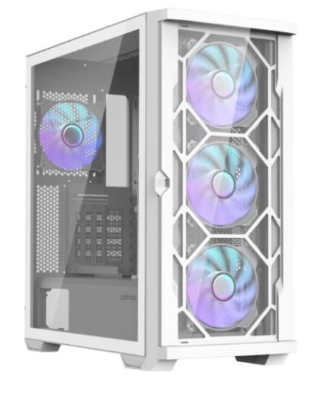 Корпус Zalman Z10 DUO USB-C ATX, белый