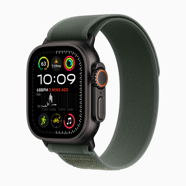 Смарт-часы Apple Watch Ultra 2 2024 49mm Black Trail Loop Green (черный/зеленый)