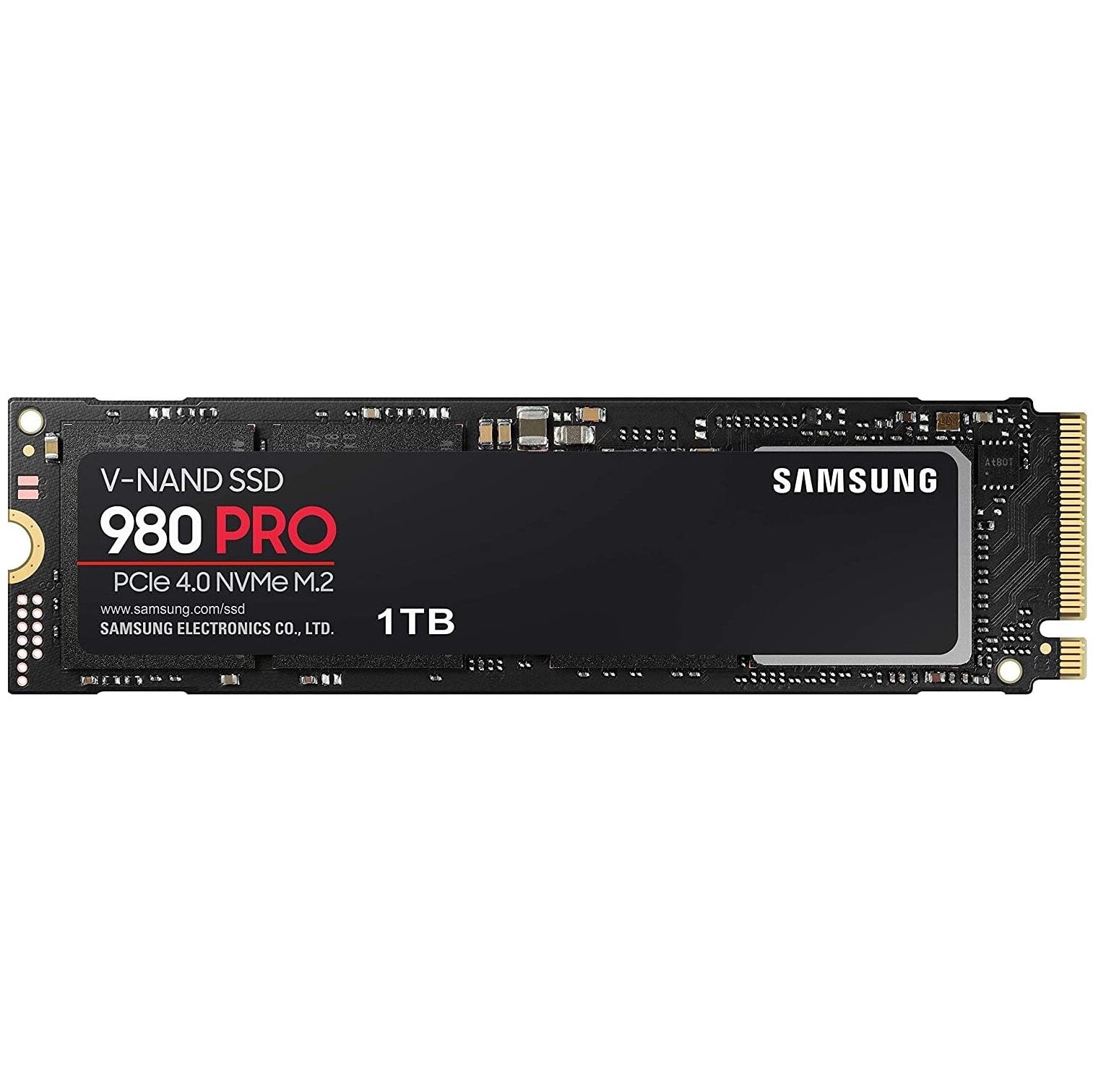 Накопитель SSD M.2 1Tb Samsung 980 PRO (PCI-E 4.0 x4, 7000/5000 Мбайт/сек, с радиатором)