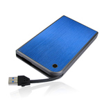 Внешний контейнер USB3.0 -> SATA 2.5", AgeStar 3UB2A14, алюминий, синий