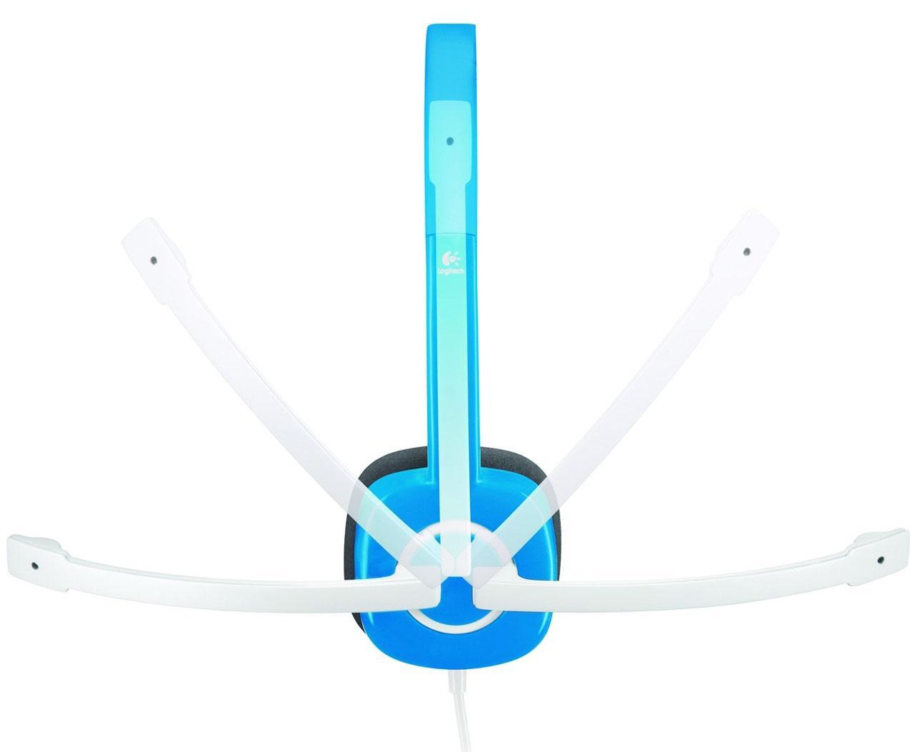 Наушники проводные Logitech H150 Stereo Headset jack 3.5мм 1.7м Blue
