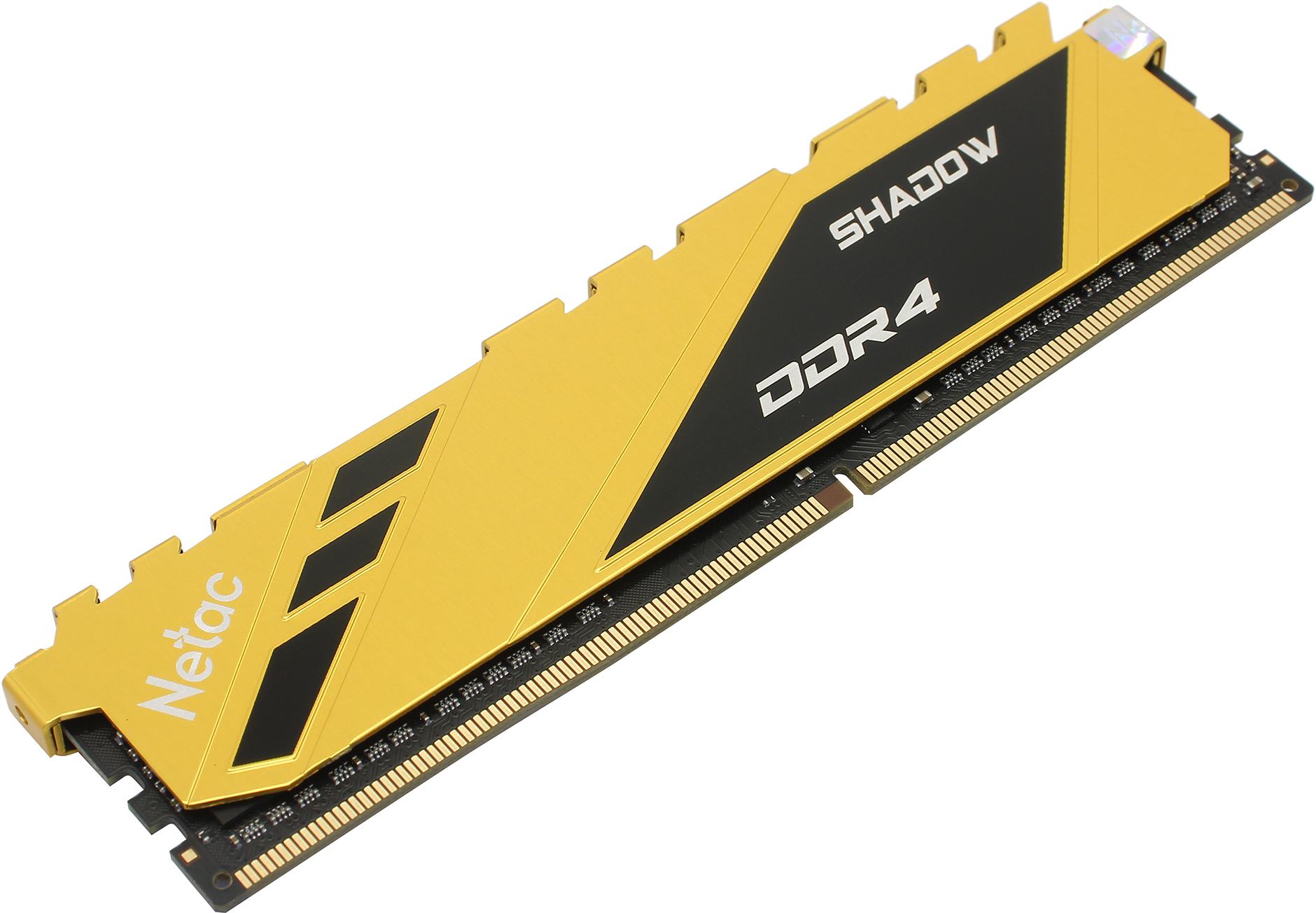 Модуль памяти DDR4 8Gb PC4-25600 3200MHz Netac Yellow