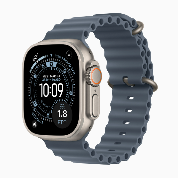 Смарт-часы Apple Watch Ultra 3 49mm Natural Ocean Band Anchor Blue (натурально/синий)