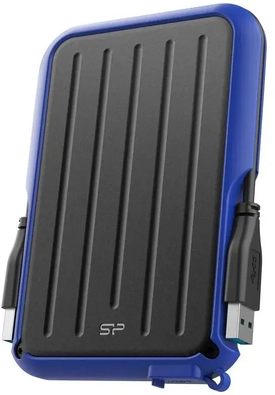 Внешний жесткий диск 2Tb Silicon Power Armor A66 2.5" USB3.0 черный/синий