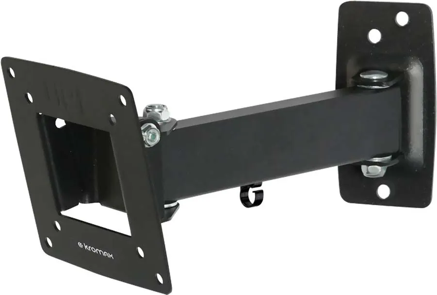 Крепление для телевизора Kromax OPTIMA-103 (настенное, поворотно-выдвижное,  10-28", max 25кг) Black