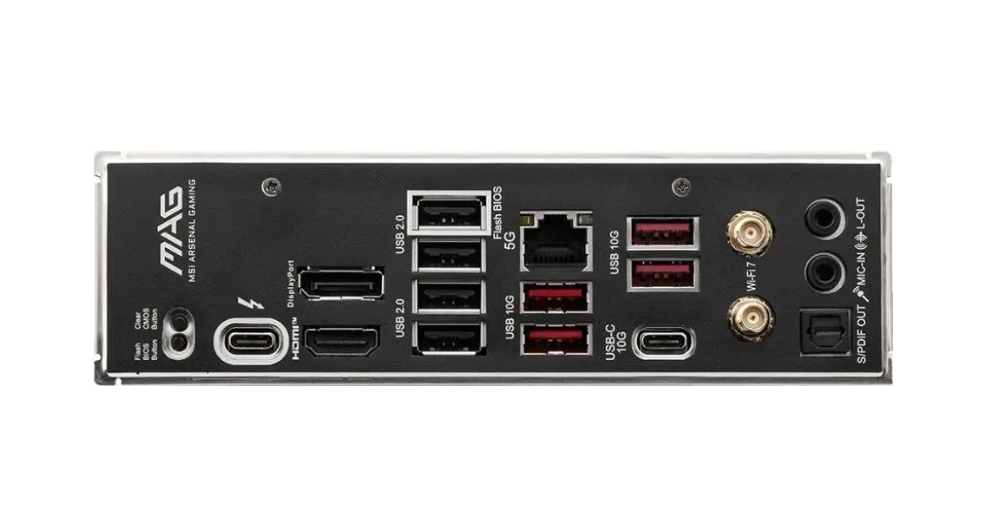 Материнская плата Socket-1851 MSI MAG B860 TOMAHAWK WIFI (B860) 4*DDR5 HDMI DP ATX