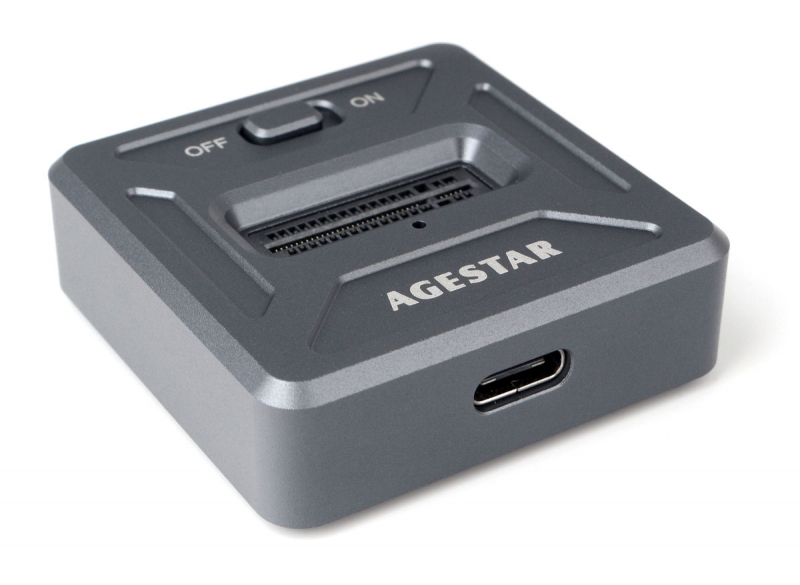 Док-станция AgeStar 31CBNV1C (SSD M.2 NVME) серый