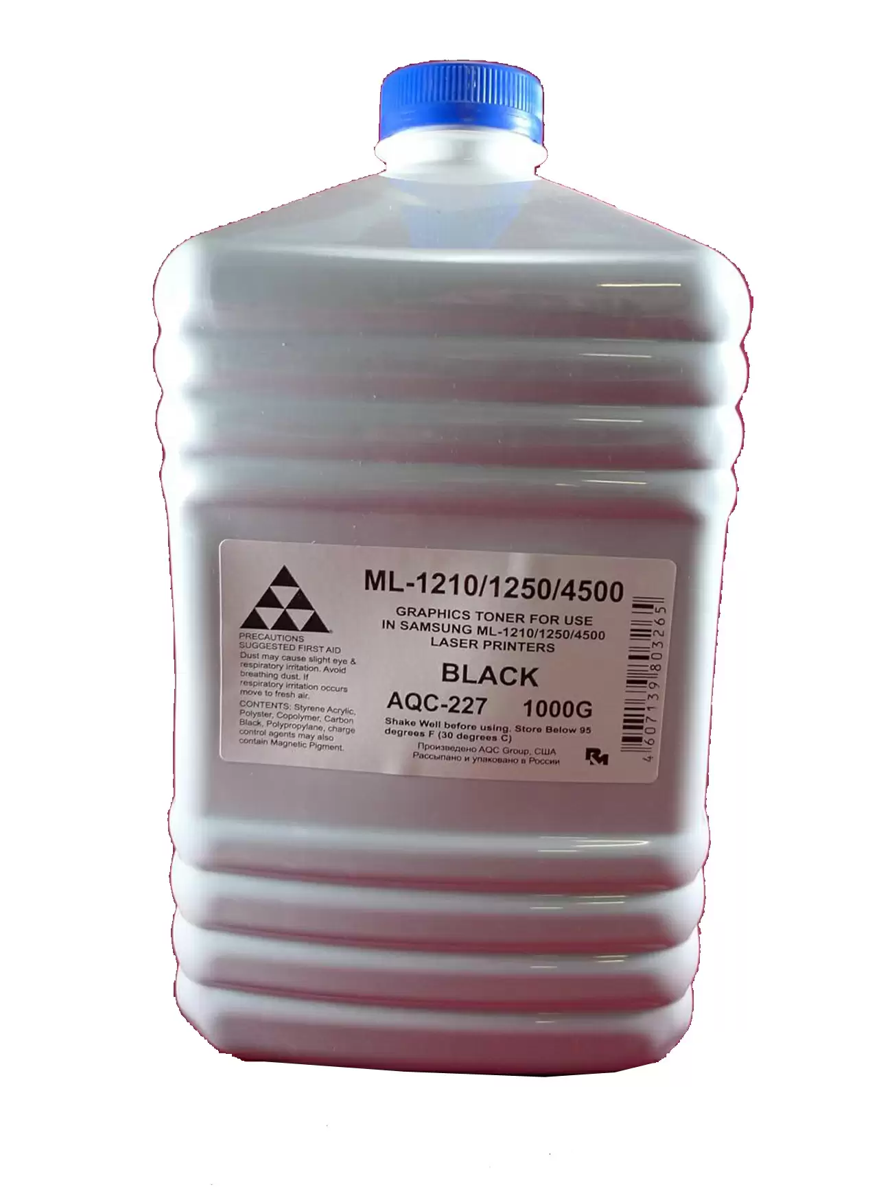 Тонер для Samsung ML-1210/1520/1610/40/60/1710/2010/216x/ SCX-4x00/3x00 (кан. 1кг) Black&White Standart