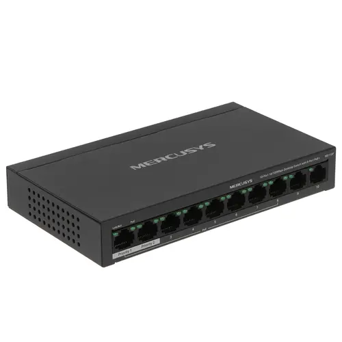Коммутатор 10 port Mercusys MS110P 100 Мбит/сек 8*PoE