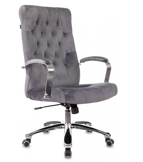 Кресло Бюрократ T-9928SL Fabric (ткань, регулировка высоты, до 200 кг) серый Italia Gray