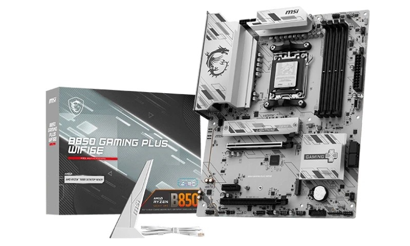 Материнская плата Socket AM5 MSI B850 GAMING PLUS WIFI6E (B850) 4*DDR5 DP HDMI ATX