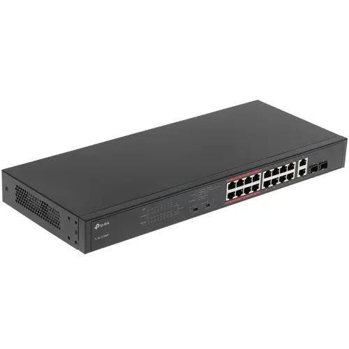 Коммутатор 16 port TP-Link TL-SL1218MP 1000 Мбит/сек 16*PoE 2*SFP