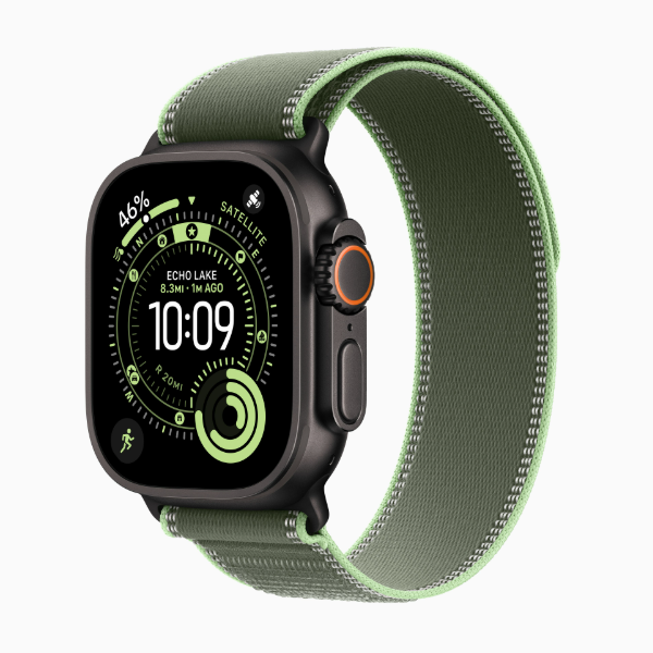 Смарт-часы Apple Watch Ultra 3 49mm Black Trail Loop Green/Neon (черный/неоновый)