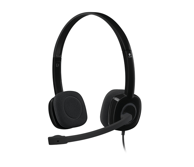 Наушники проводные Logitech H151 Stereo Headset 1.7м Black